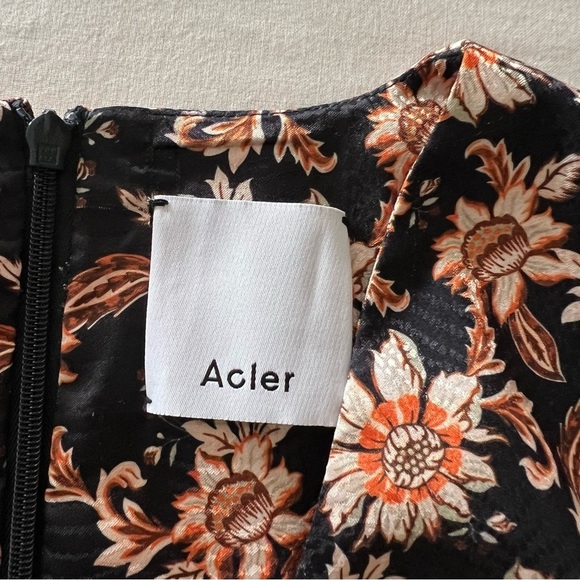 Acler Tippet Dress in Midnight Wallpaper - Picture 11 of 16